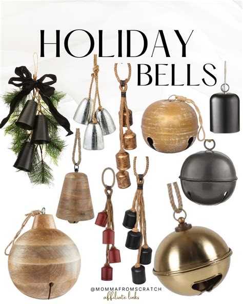 4 Count Metal Hanging Bells Curated On LTK