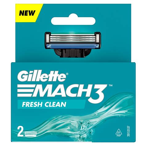 Gillette Mach 3 Manual Shaving Razor Blades 2s Pack Cartridge Men Beautiful Store