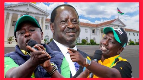 RAILA WINS AS CHAOS ERUPTS STATE HOUSE A HEAD OF HANDSHAKE TALKS TODAY