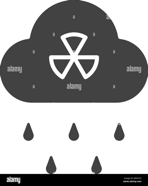 Acid Rain Icon Vector Image Stock Vector Image And Art Alamy