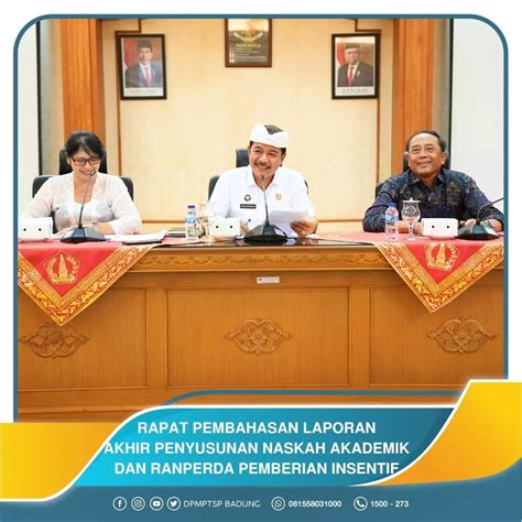 Dpmptsp Berita Rapat Pembahasan Laporan Akhir Penyusunan Naskah