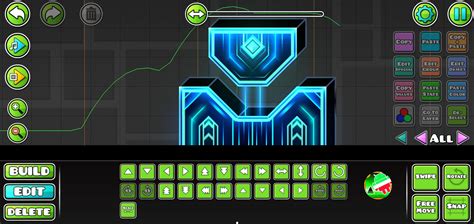 Gd Block Design Glow Style Rgeometrydash