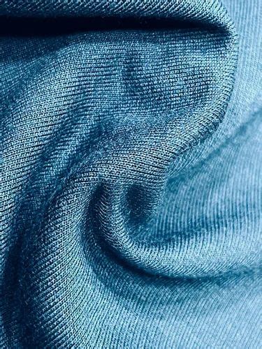 Plain Polyester Knitted Fabric Blue At Rs 250 Meter In Ludhiana ID