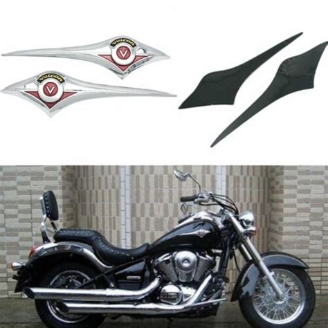 Chrome Gas Tank Emblem Badge For Kawasaki Vulcan Vn Vn Vn