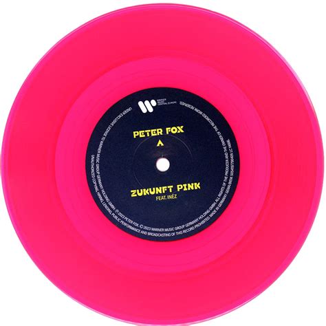 Peter Fox Zukunft Pink Anniversary Pink Bio Vinyl Edition Vinyl 7