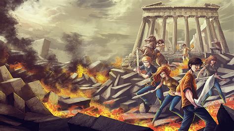 HD wallpaper: Percy Jackson, Heroes of Olympus, Annabeth Chase ...