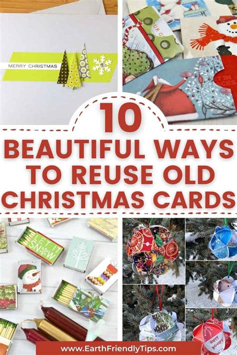 Epic Ideas To Recycle Christmas Cards Earth Friendly Tips