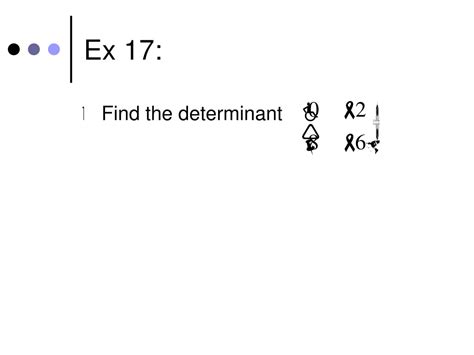 Ppt 2 5 Determinants And Multiplicative Inverses Of Matrices Powerpoint Presentation Id 9584283