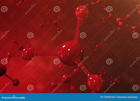 3d Rendering Molecules Atoms Bacgkround Medical Background For Banner