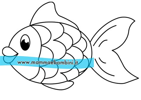 Disegni Da Colorare Per L Estate Pesce Mamma E Bambini