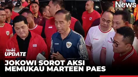 Jokowi Puji Kerja Keras Timnas Indonesia Usai Tahan Australia YouTube