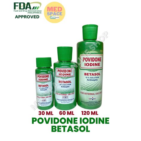 Betasol Povidone Iodine 10 Antiseptic Solution Shopee Philippines