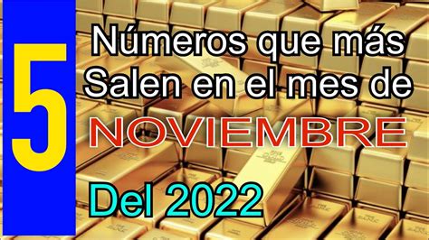 N Meros De La Suerte Para El Mes De Noviembre Del N Meros