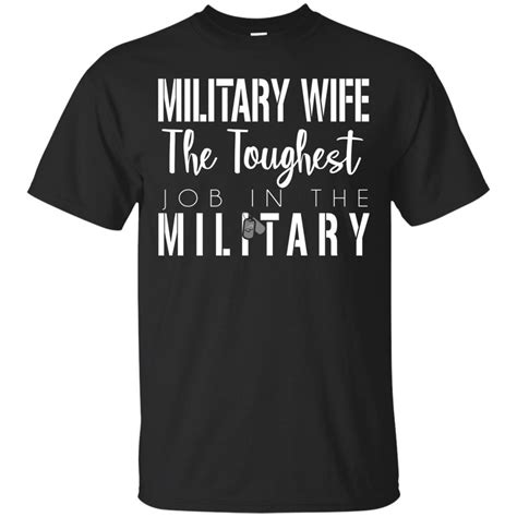 Military Spouse Shirt Wife Deployed Love Support Husband T Shirt Amyna