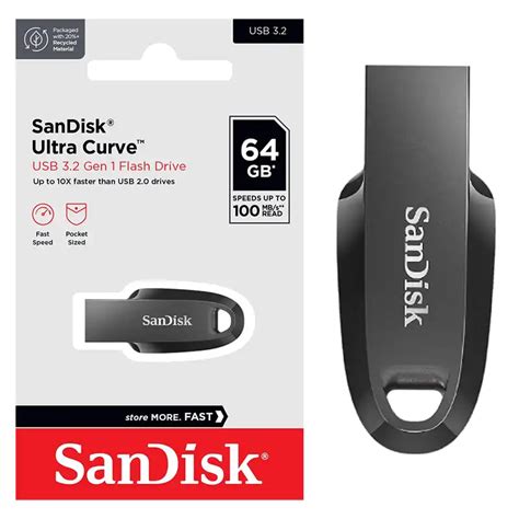 Pen Drive Scandisk Ultra Curve 64GB USB A 3 2 MultiTek