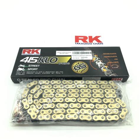 RK CHAIN TAKASAGO 415 428 RANTAI RK ORING 132L MOTORCYCLE CHAIN RK