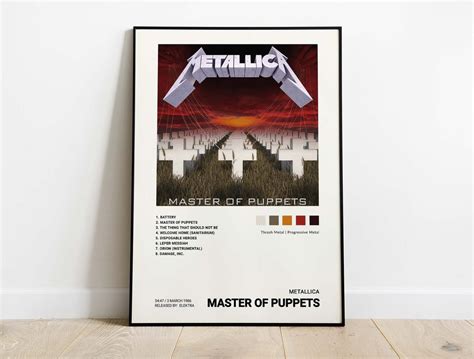 Metallica - Master of Puppets Album Cover Poster | Architeg Prints