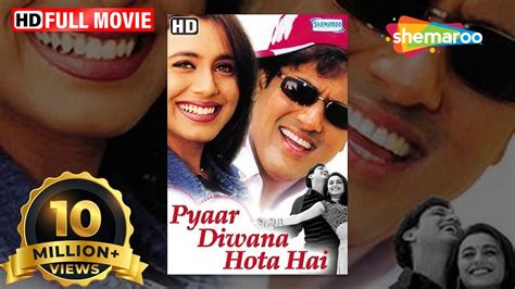 Pyar Diwana Hota Hai HD Hindi Full Movie Govinda Rani Mukherjee