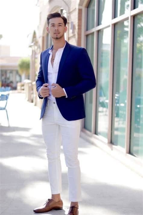 42 Edgy Dark Blue Blazer Outfit Ideas For Men To Try 2023