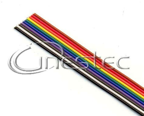 Flat Cable Vias Awg Colorido Por Metro Cinestec