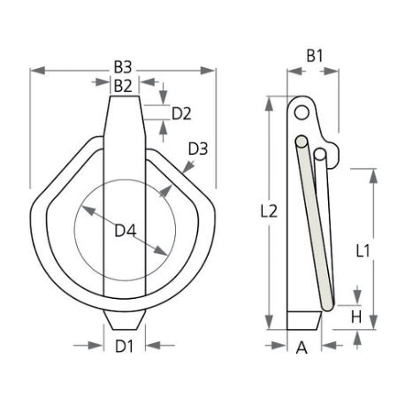 Linchpin Stainless Steel Dia Mm Teccomind