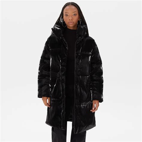 Calvin Klein Jeans Glazed Long Puffer Kad N Siyah Mont Kadin Ceket