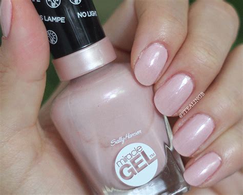 Sally Hansen Miracle Gel Nail Polish Swatch Regal Rose Gel