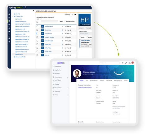 springboard native integration  intellihr humanforce
