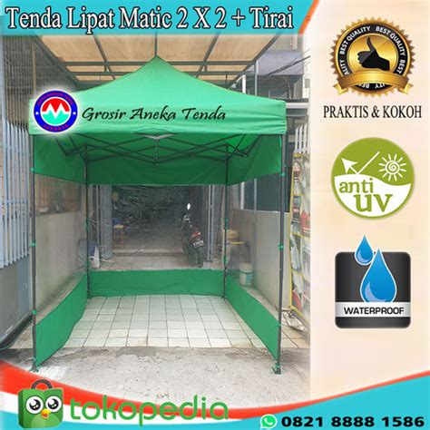 Jual Tenda Lipat Matic Tersedia Ukuran X X X X X Tirai