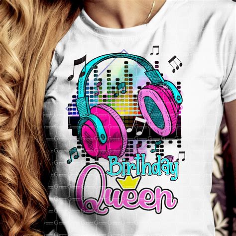 Birthday Queen Png Sublimation Design Birthday Png Files For Etsy