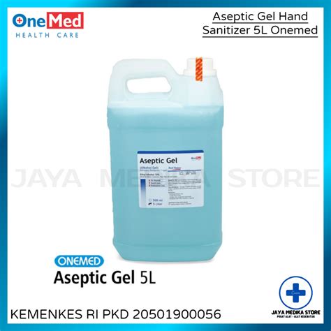 Jual Aseptic Gel Liter Onemed Hand Sanitizer Gel Liter Aseptic