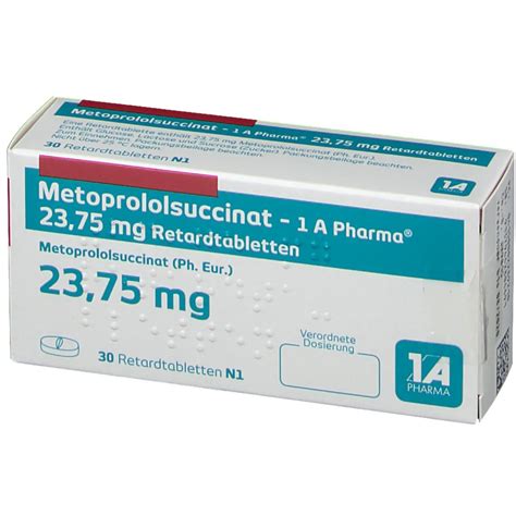 Metoprololsuccinat A Pharma Mg St Mit Dem E Rezept Kaufen