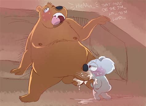 Rule 34 Anthro Balls Bear Cartoon Network Cum Cum In Mouth Cum Inside Duo Fellatio Grizzly