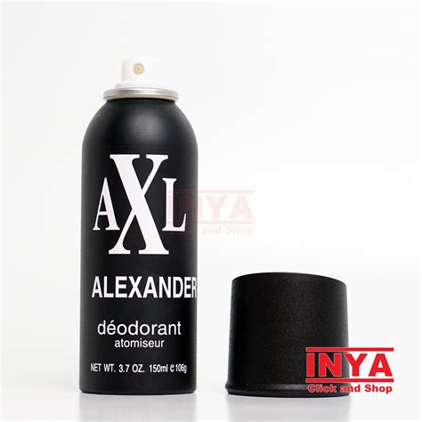 Jual AXL ALEXANDER BLACK DEODORANT PARFUME SPRAY 150ml Shopee Indonesia