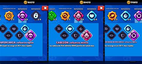 Los 22 brawlers con los nuevos gears épicos y míticos en Brawl Stars