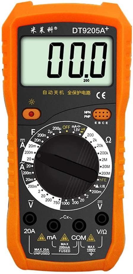 Dt A Digital Multimeter Auto Ranging Ac Dc Voltage Meter Flash Back