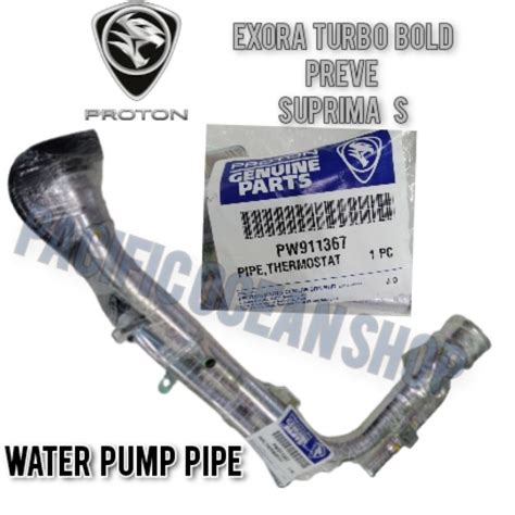 Water Pump Pipe With Thermostat Hose Original Proton Exora Turbo Bold