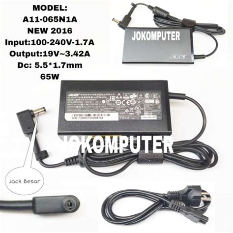 Promo Charger Adaptor Casan Laptop Acer Aspire E14 E5 E5 575 E5 475G