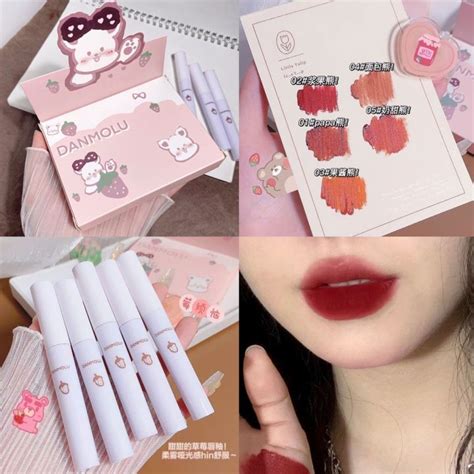 Danmolu Lip Tint Set Pcs Set Long Lasting Waterproof Lipstick Set