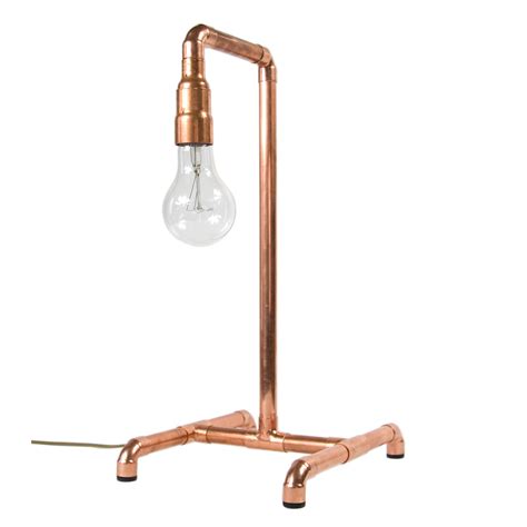 Copper Pipe Table Lamp Lantern Iv Lgh0030 Gie El