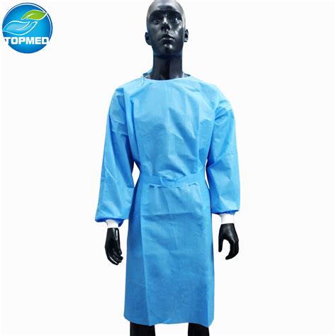 Surgical Gown Protective Non Reinforced Gown With Xl Blue China Non