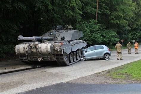 Student driver’s car crushed by tank after making wrong turn - The Globe and Mail