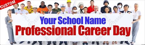 Professional Career Day Vinyl Banner