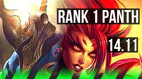 PANTHEON Vs ZYRA JGL Rank 1 Panth 7 1 4 Rank 10 500 Games KR