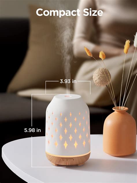 InnoGear Essential Oil Diffuser, 150ML Ceramic Diffuser for Home Handc