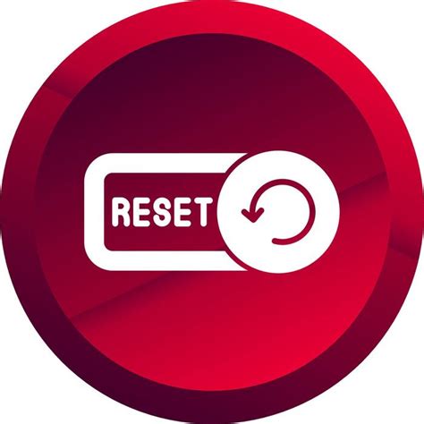 reset button vector art icons  graphics