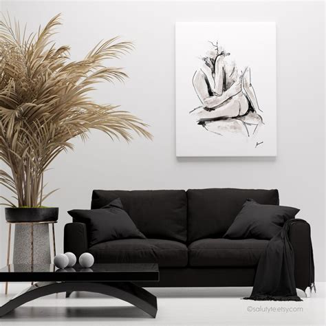 Intimes Paar Art Erotische Kunstdruck Nackte Sex Szene Etsy De