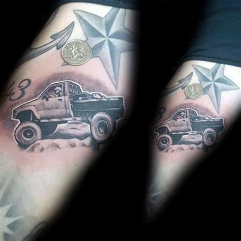 60 Vintage Truck Tattoos For Men 2023 Inspiration Guide