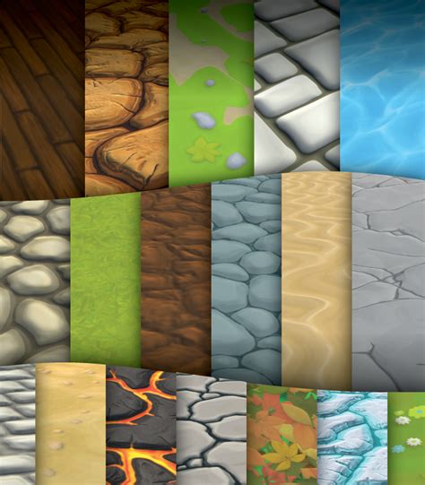 Green Cartoon Ground Texture Download all pbr maps and use them even ...