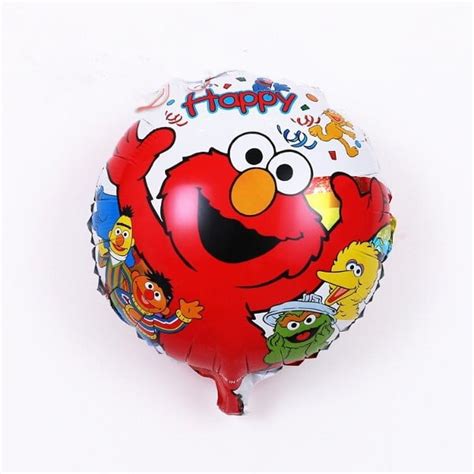 18 Inch Sesame Street Round Shaped Foil Balloon Partymy Malaysia